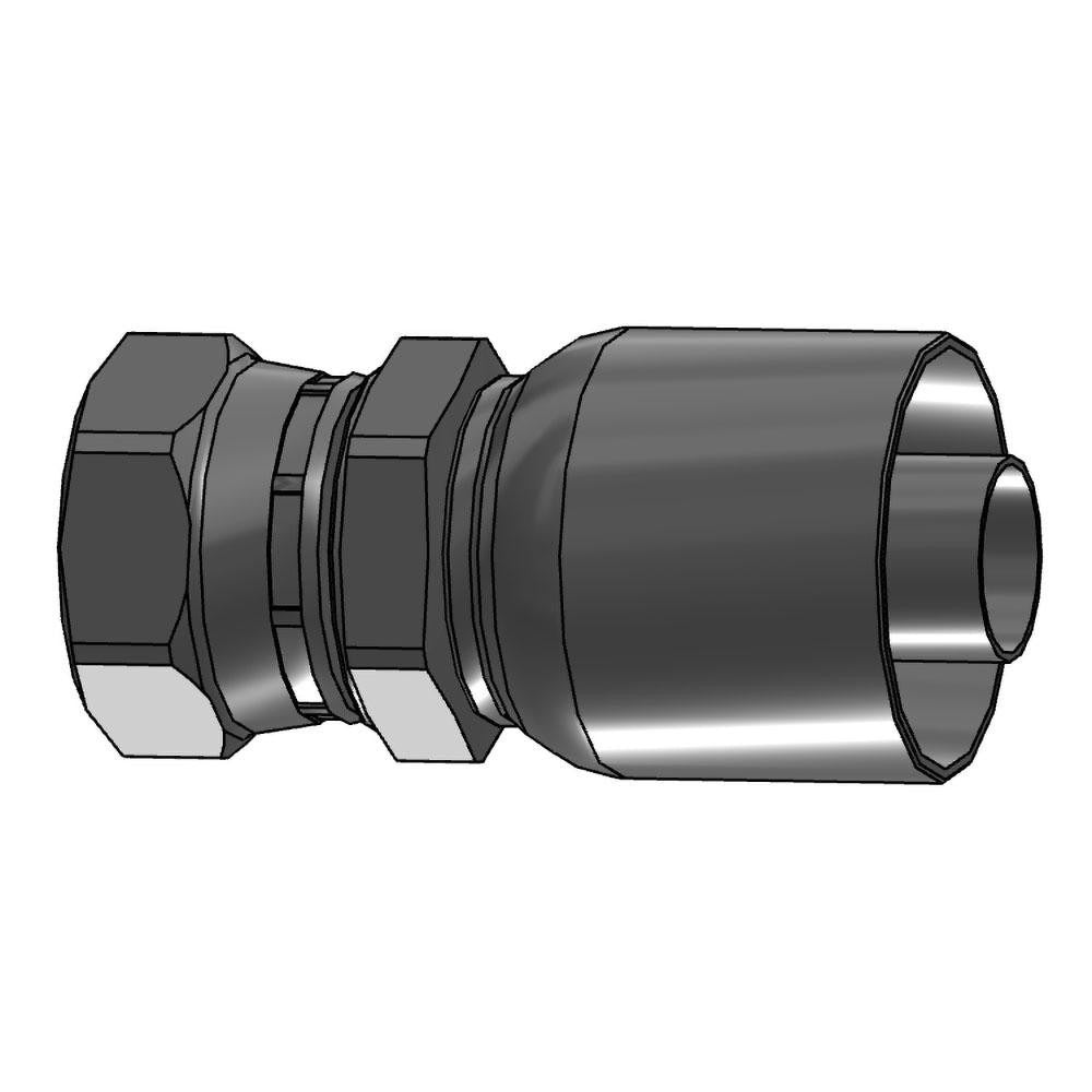 PARKER Parker 1GU43-16-16 Female Bspp Swivel Hose Fitting 1 in 3000 Psi