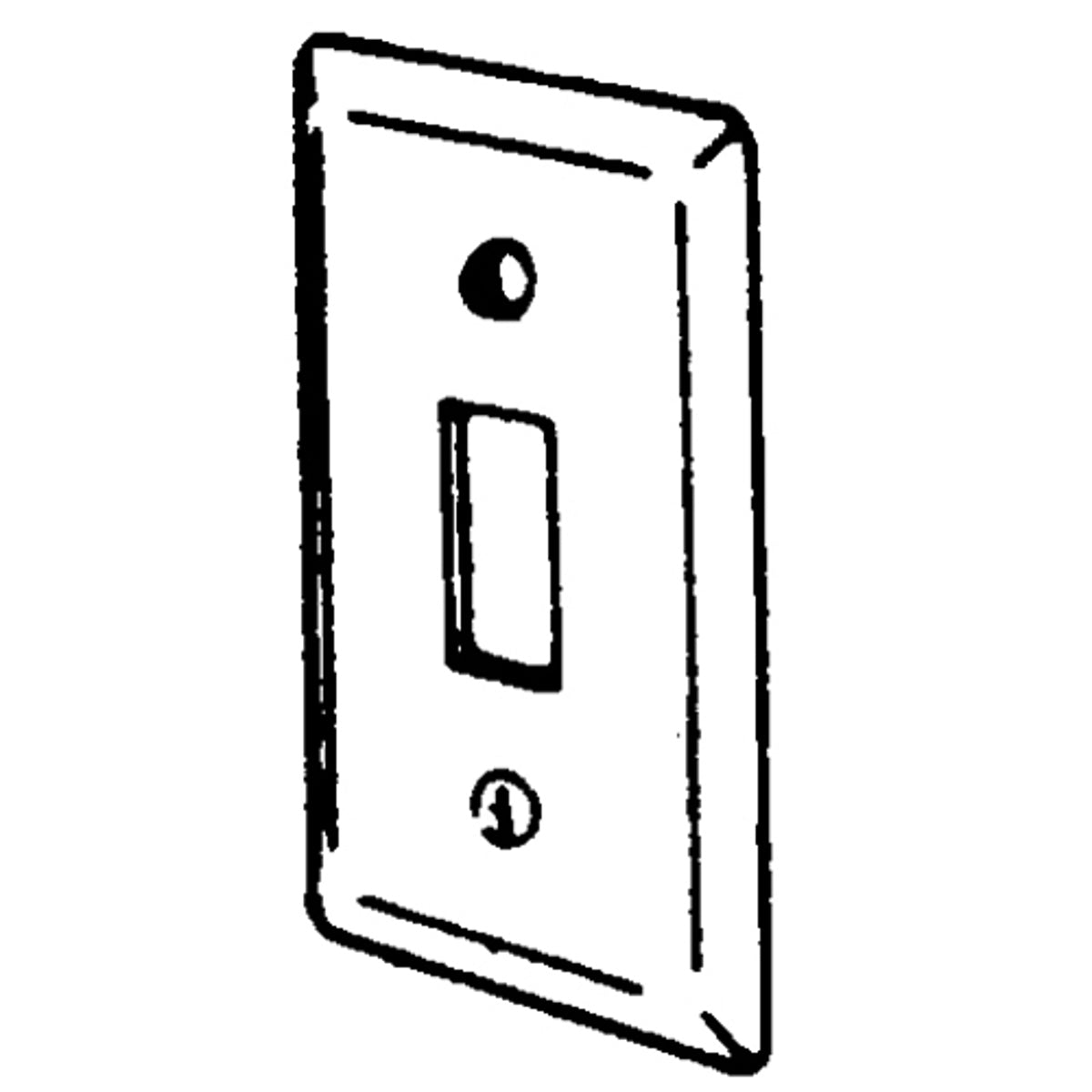 APPOZGCOMM 2594 Features:Configuration One Toggle Switch, For 4 X 2 1/8 IN Boxes