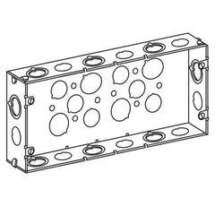 APPOZGCOMM 4G5075S Box General Purpose Multigang Switch Box Steel 80 Cubic Inch