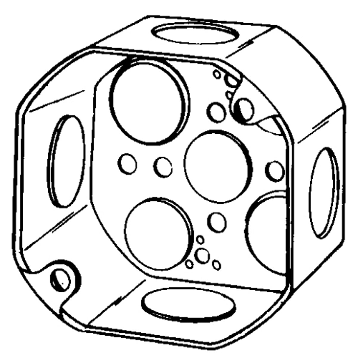 APPOZGCOMM 4O-3/4 Features:With 3/4 And 1/2 IN Conduit Knockout