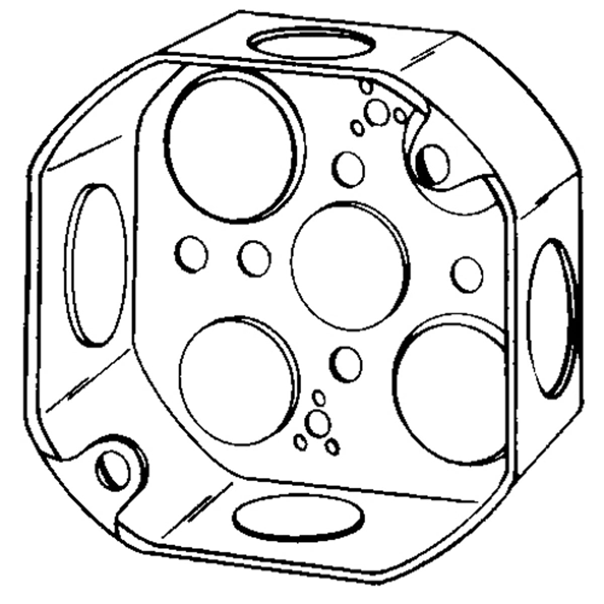 APPOZGCOMM 4O-SPL 4 Octagon Boxes 15.5 CI (Each) Replacement MPN