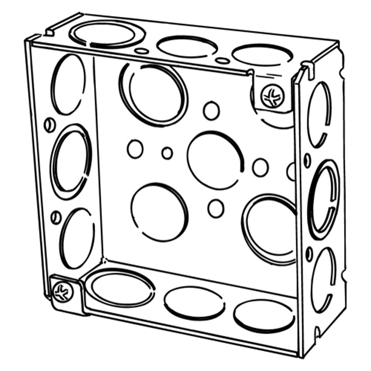 APPOZGCOMM 4SEK Boxes Type 4 Square 1-1/2 Deep Replacement MPN