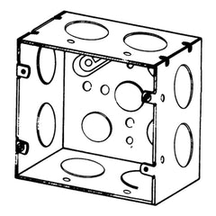 APPOZGCOMM 4SJD-1 Square Box with 3/4 and 1/2 IN Conduit Knockout UL E18095 (4.6875 X 4.6875 X 2.125 IN)