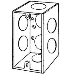 APPOZGCOMM 4SSL-3/4 Specialty Electrical Box With 3/4 IN Conduit Knockout (Size: 2.125 x 2.125 x 4IN) Replacement MPN