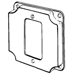 APPOZGCOMM 8362 Square Raised Surface Cover 4 X 4 X 0.5IN ETP