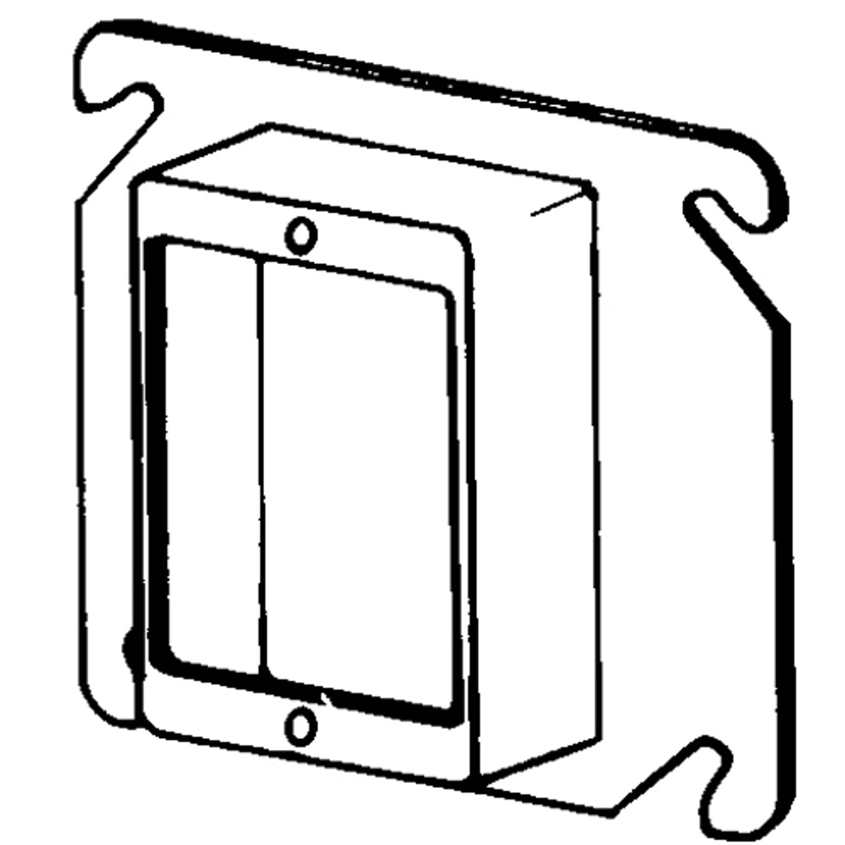 APPOZGCOMM 8466 Features Configuration Single Device Drawn Standard UL E18095 Steel Square 4 X 4 X 1.25IN