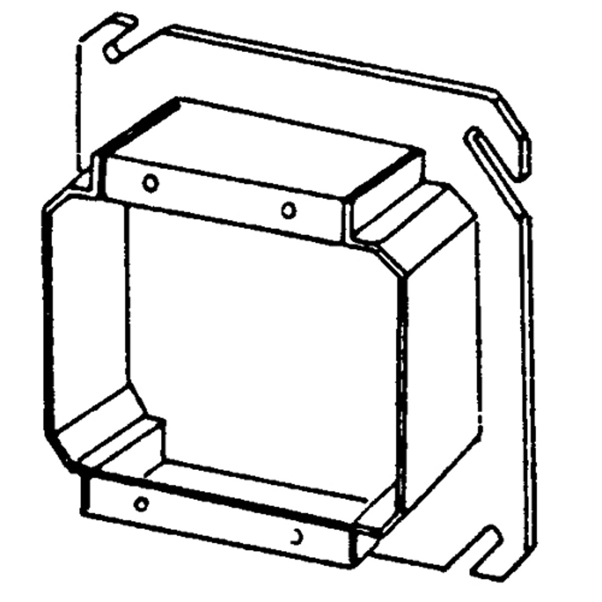 APPOZGCOMM 847-150 Configuration Double Device Standard UL E18095 Steel Square 4 X 4 X 1.5IN