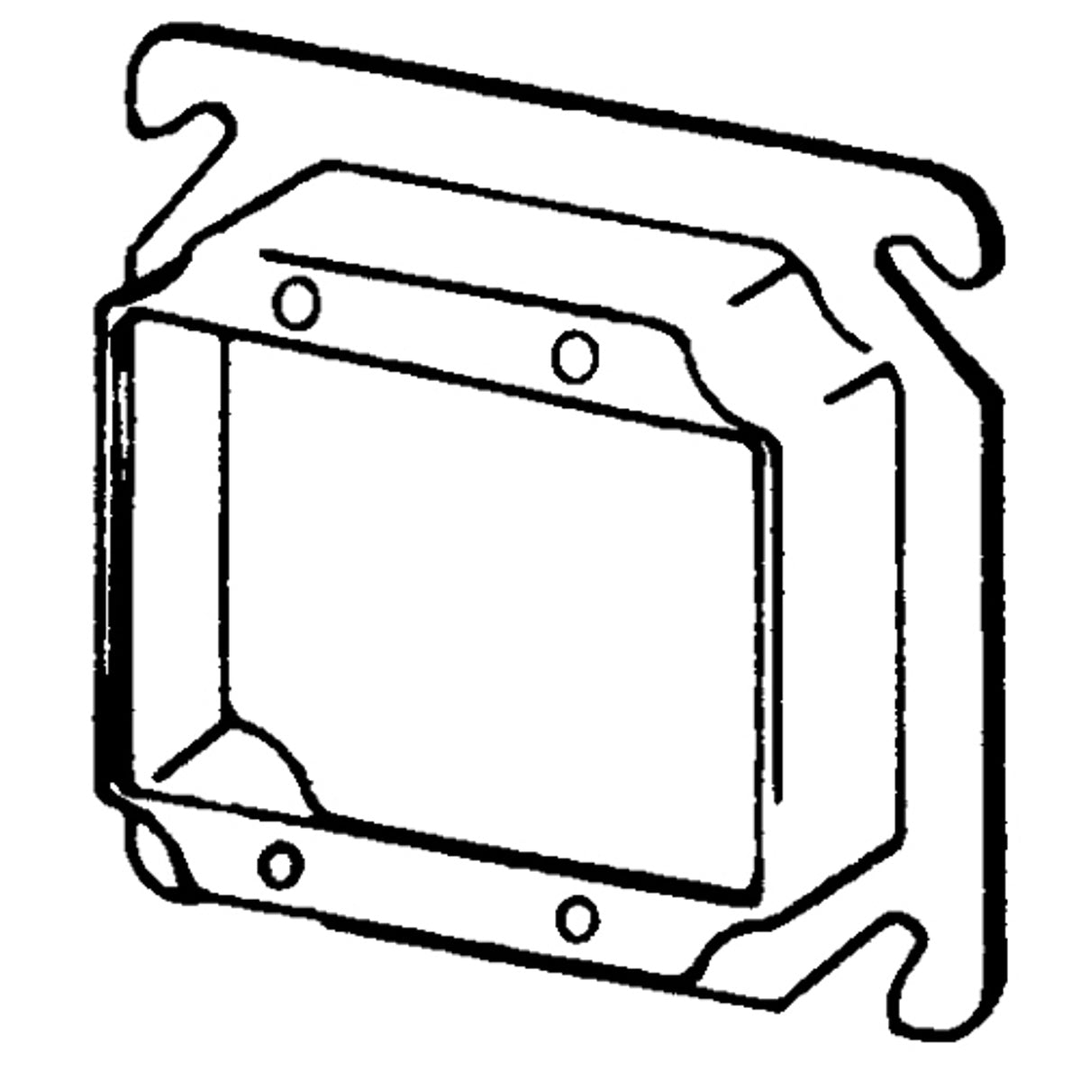 APPOZGCOMM 8470 Features:Configuration Double Device, Standard:UL E18095, Material:Steel, Shape:Square, Size:4 x 4 x 0.75IN, Cubic Capacity:9CI