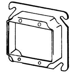 APPOZGCOMM 8470 Features:Configuration Double Device, Standard:UL E18095, Material:Steel, Shape:Square, Size:4 x 4 x 0.75IN, Cubic Capacity:9CI