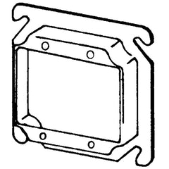 APPOZGCOMM 8470C Features:Configuration Double Device, Standard:UL E18095, Material:Steel, Shape:Square, Size:4 X 4 X 0.625IN, Cubic Capacity:8CI