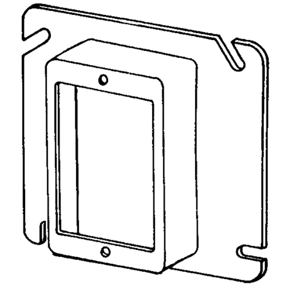 APPOZGCOMM 8485 Features:Configuration Single Device, Standard:UL E18095, Material:Steel, Size:4.6875 X 4.6875 X 0.75IN, Cubic Capacity:5.5CI