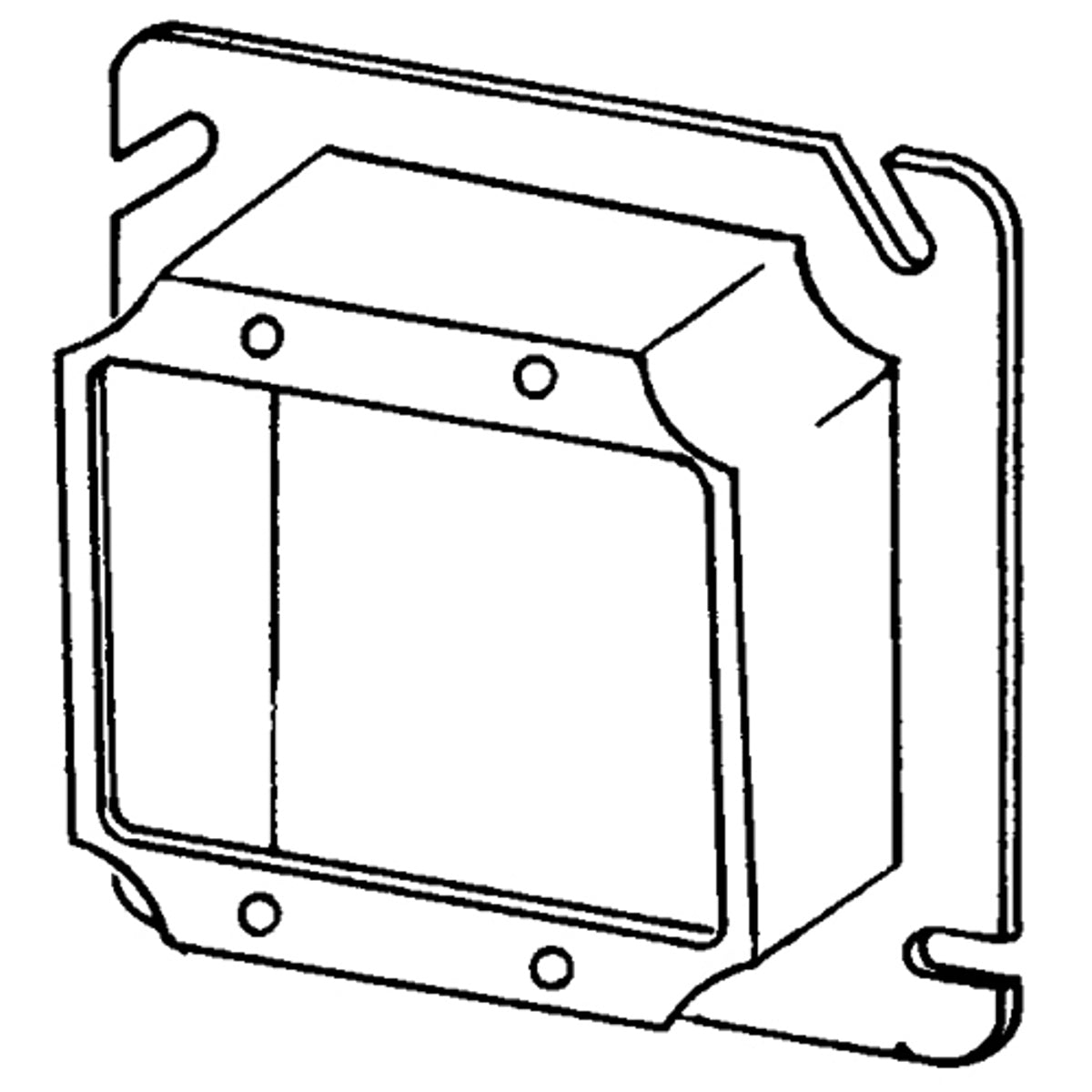 APPOZGCOMM 8486D Square Cover 4.6875 X 4.6875 X 1 Inch UL E18095 Replacement MPN