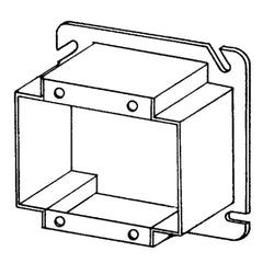 APPOZGCOMM 857-150 Tile Cover Square 4-11/16 Single Device and Double Device-Plaster Rings Mud Rings