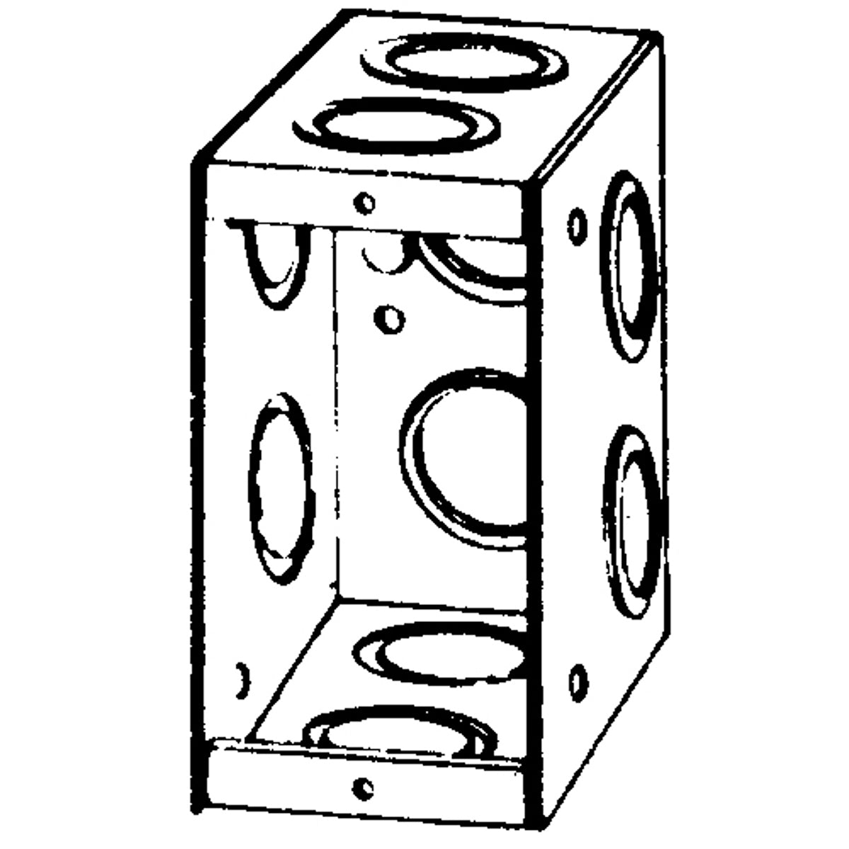 APPOZGCOMM M1-350 Features:With 1/2 And 3/4 IN Concentric Conduit Knockouts 22 CI