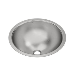 Elkay ELUH16LV Asana Stainless Steel 18-3/8 x 18-3/8 x 8 Single Bowl Undermount Bathroom Sink