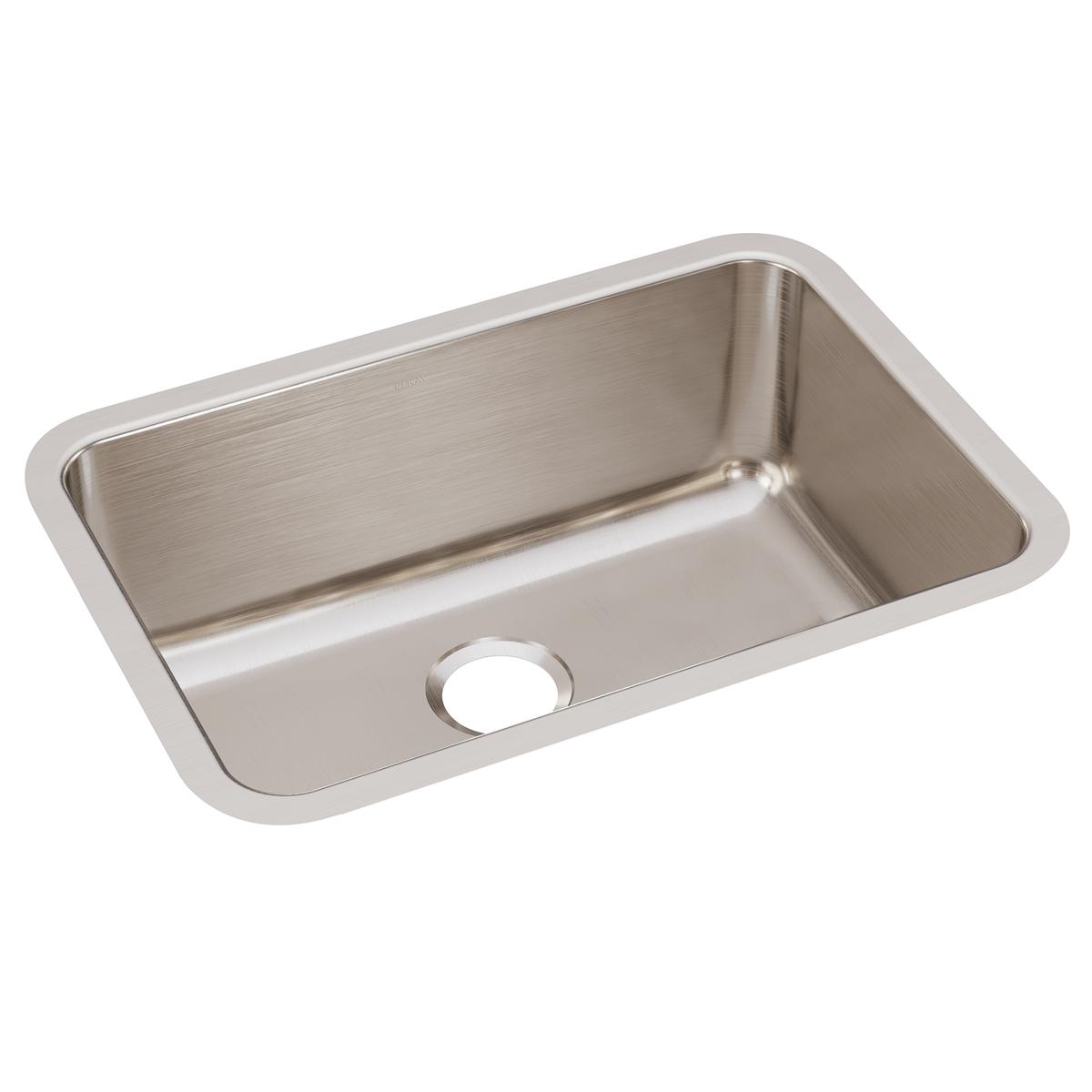 Elkay ELUH241610 Lustertone Classic Stainless Steel Single Bowl Undermount Sink