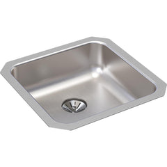 Elkay ELUHAD141455PD Lustertone Classic Stainless Steel 16-1/2 x 16-1/2 x 5-3/8 Single Bowl Undermount ADA Sink w/Perfect Drain