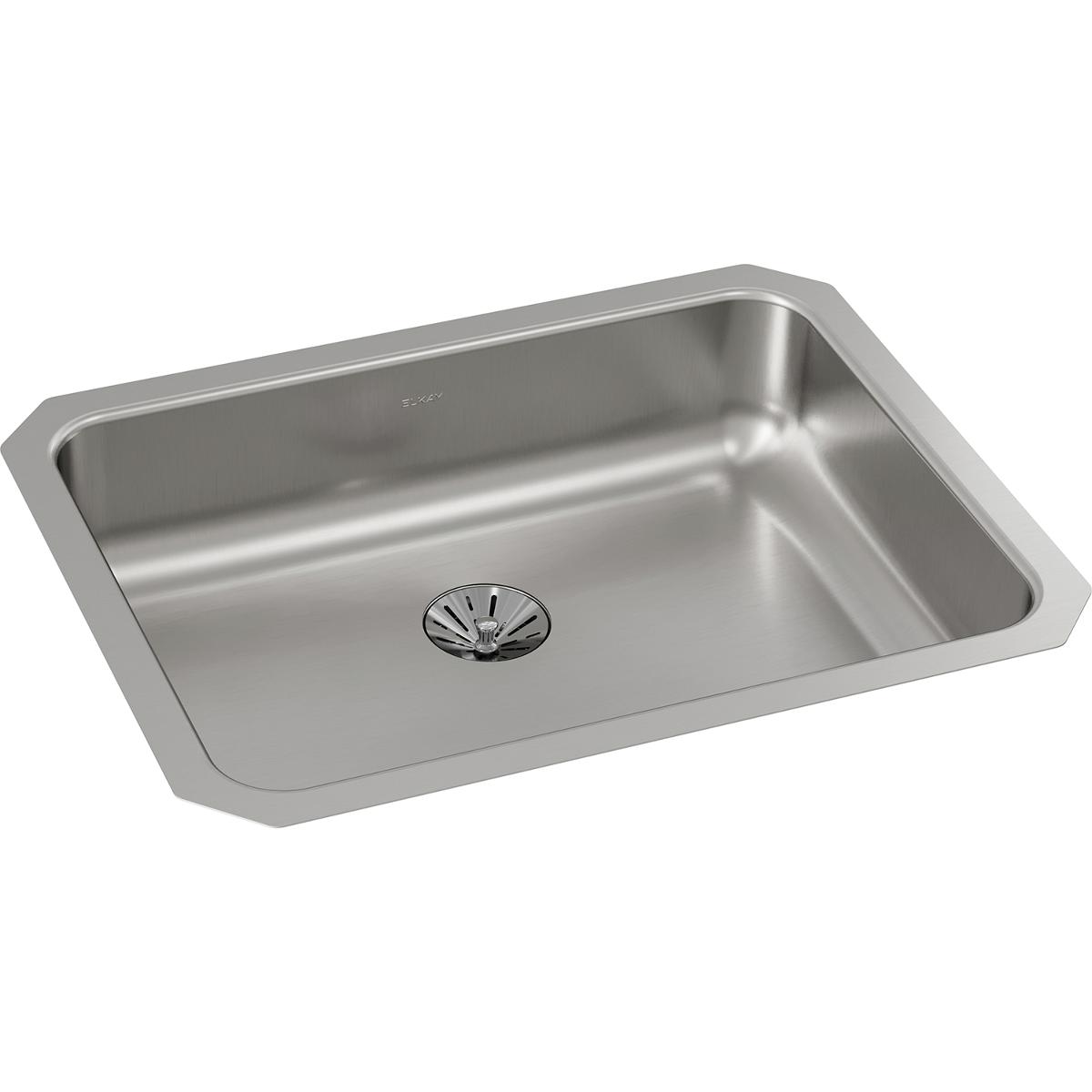 Elkay ELUHAD211555PD Lustertone Classic Stainless Steel Single Bowl Undermount Sink