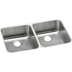 Elkay ELUHAD321645 Lustertone Classic Stainless Steel Double Bowl Undermount Sink