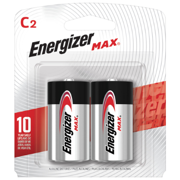 Energizer E93BP-2 Energizer Max 1.5 C Battery Blister Pack of 2