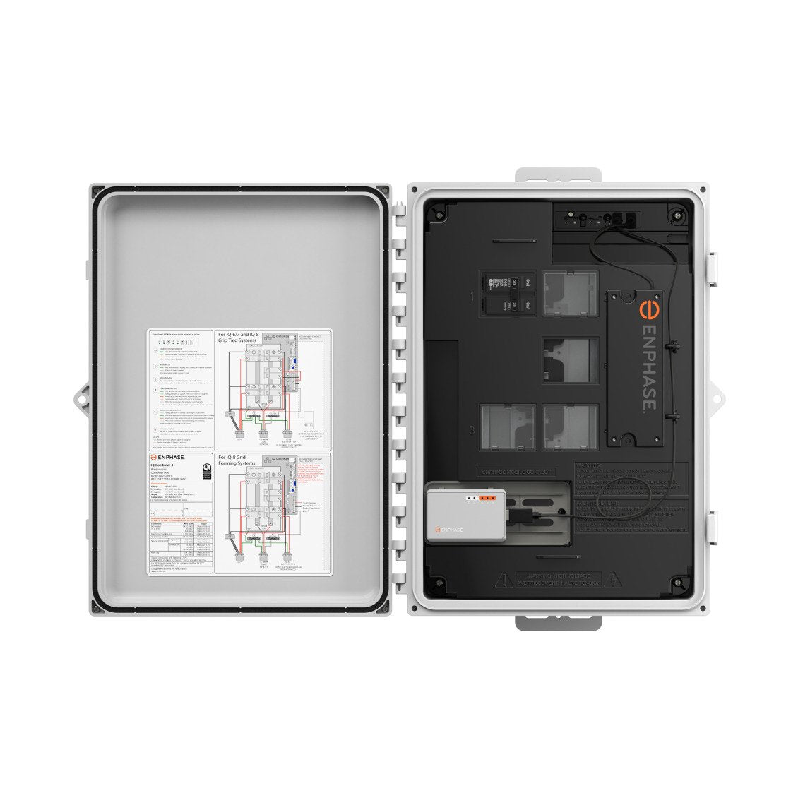 Enphase X-IQ-AM1-240-4 IQ Combiner with IQ Gateway PCBA 80A 120V/240V Split Phase