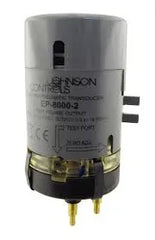 Johnson Controls EP-8000-2 Transducer Pneumatic High Volume 0-10 VDC 0.5-19 Pounds per Square Inch Direct Acting