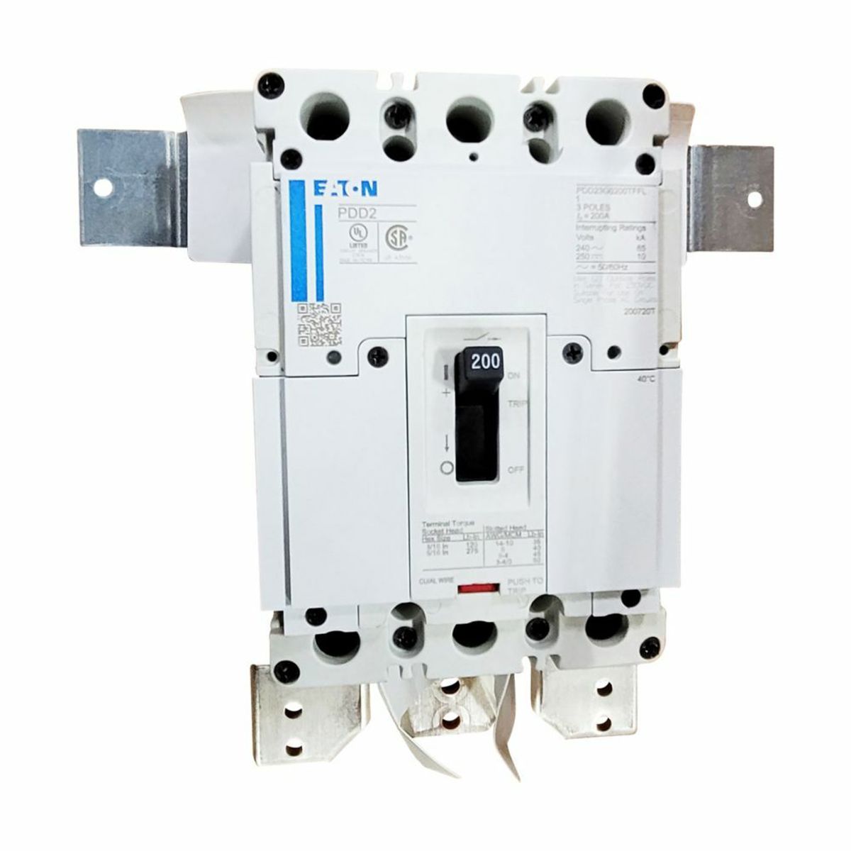 Eaton BKD2G125 Type BKD Convertible Main/Sub-Feed Circuit Breaker Kit, 240 VAC, 125 Amp, 65 kAIC