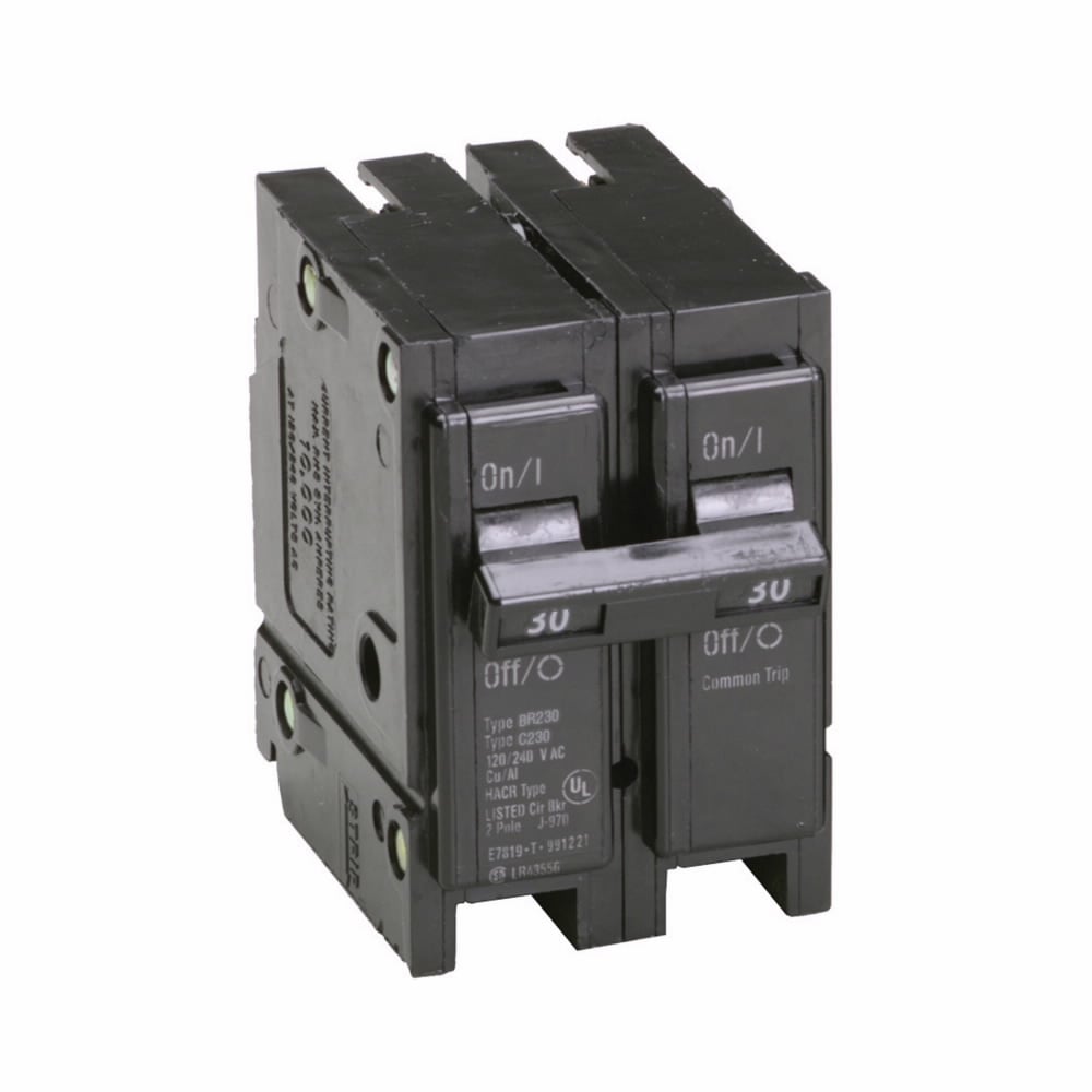 Eaton BR230 Circuit Breaker, 30 Amp, 2 Pole, 120/240V