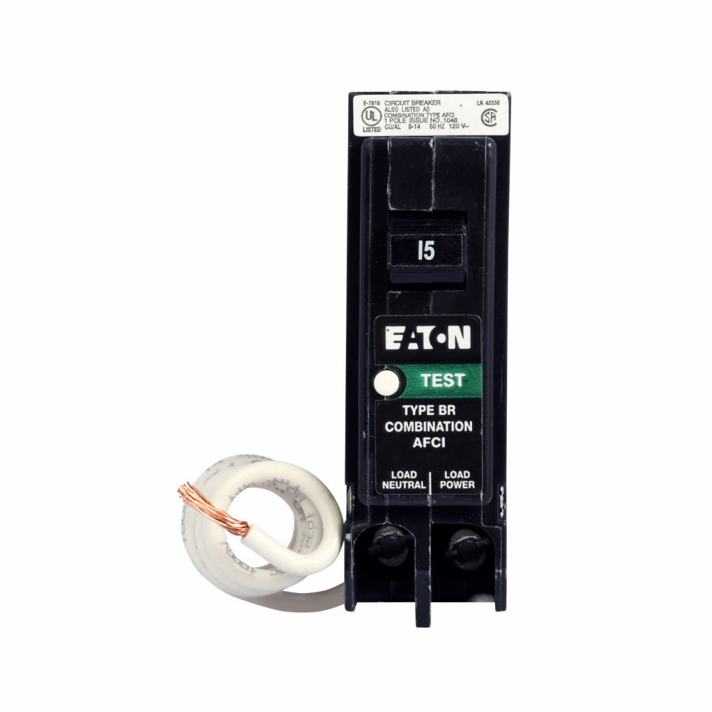 Eaton BRCAF115 Miniature Circuit Breaker 15 Amp 1 Pole 120V