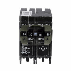 Eaton BRDC230250 Type BRD Quadplex Circuit Breaker, 120/240 VAC, (2) 30 Amp, (2) 50 Amp, 10 kAIC, 4-Pole