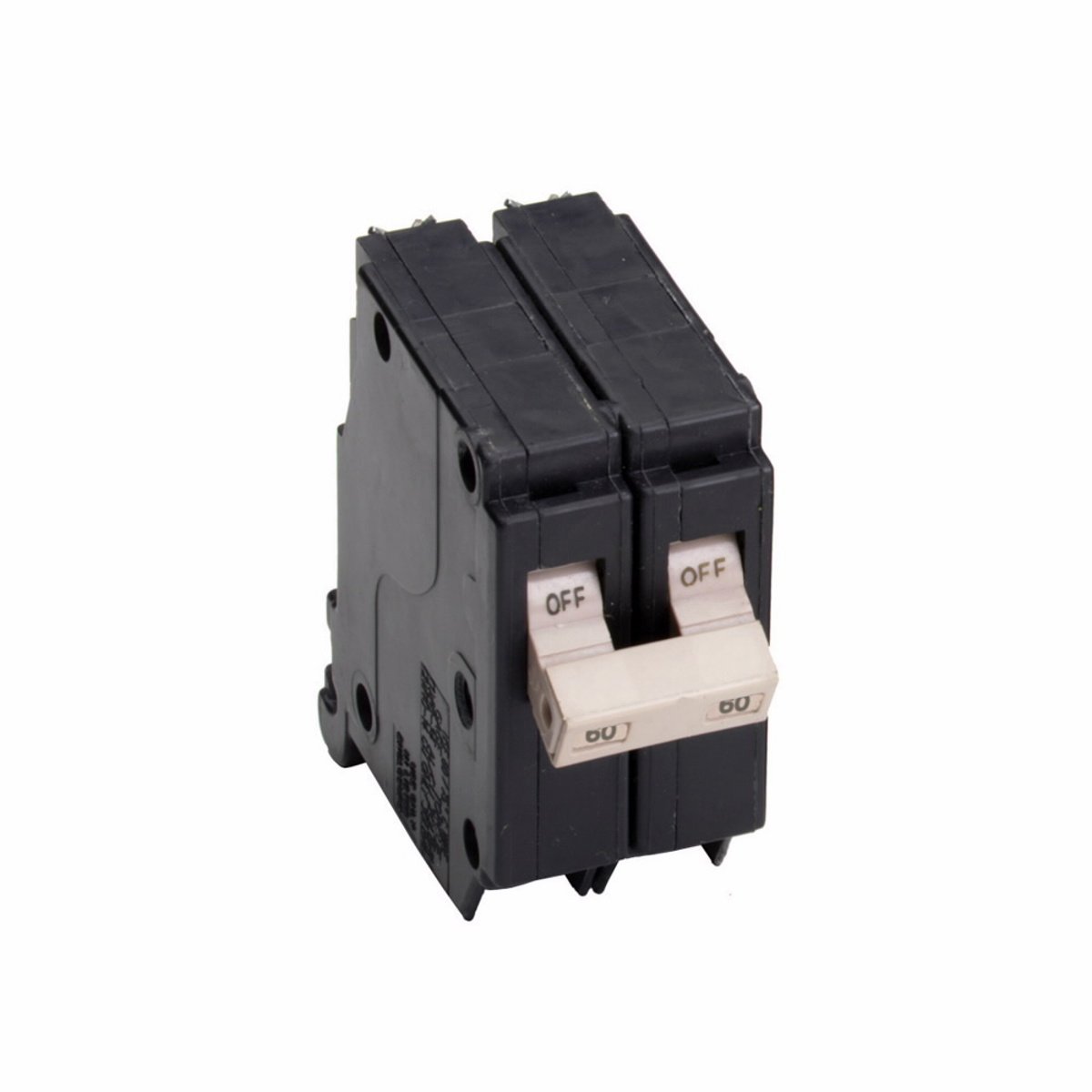 EATON CH260 Type CH Thermal Magnetic Circuit Breaker, 120/240 VAC, 60 A, 10 kA Interrupt, 2 Poles, Common/Thermal Magnetic Trip