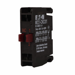 Eaton M22-CKC01 Pushbutton Contact Block Non-Illuminated Emergency Stop 22.5 mm