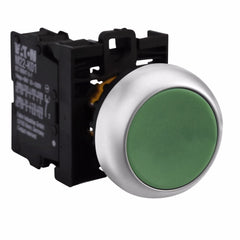 Eaton M22-D-G-K10 Modular Pushbutton 22.5 mm 1NO