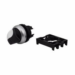 Eaton M22-WK3 22.5 mm 3-Position Black IP66 Momentary Non-Illuminated Selector Switch Operator