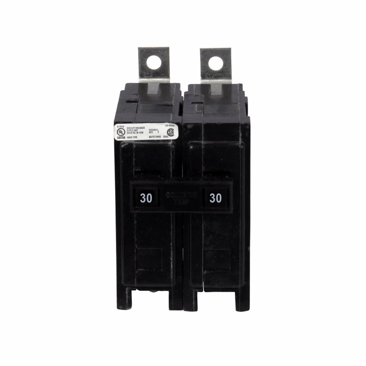 Eaton QBHW2030 Quicklag Industrial Thermal Magnetic Circuit Breaker 30A 2 Pole 240V