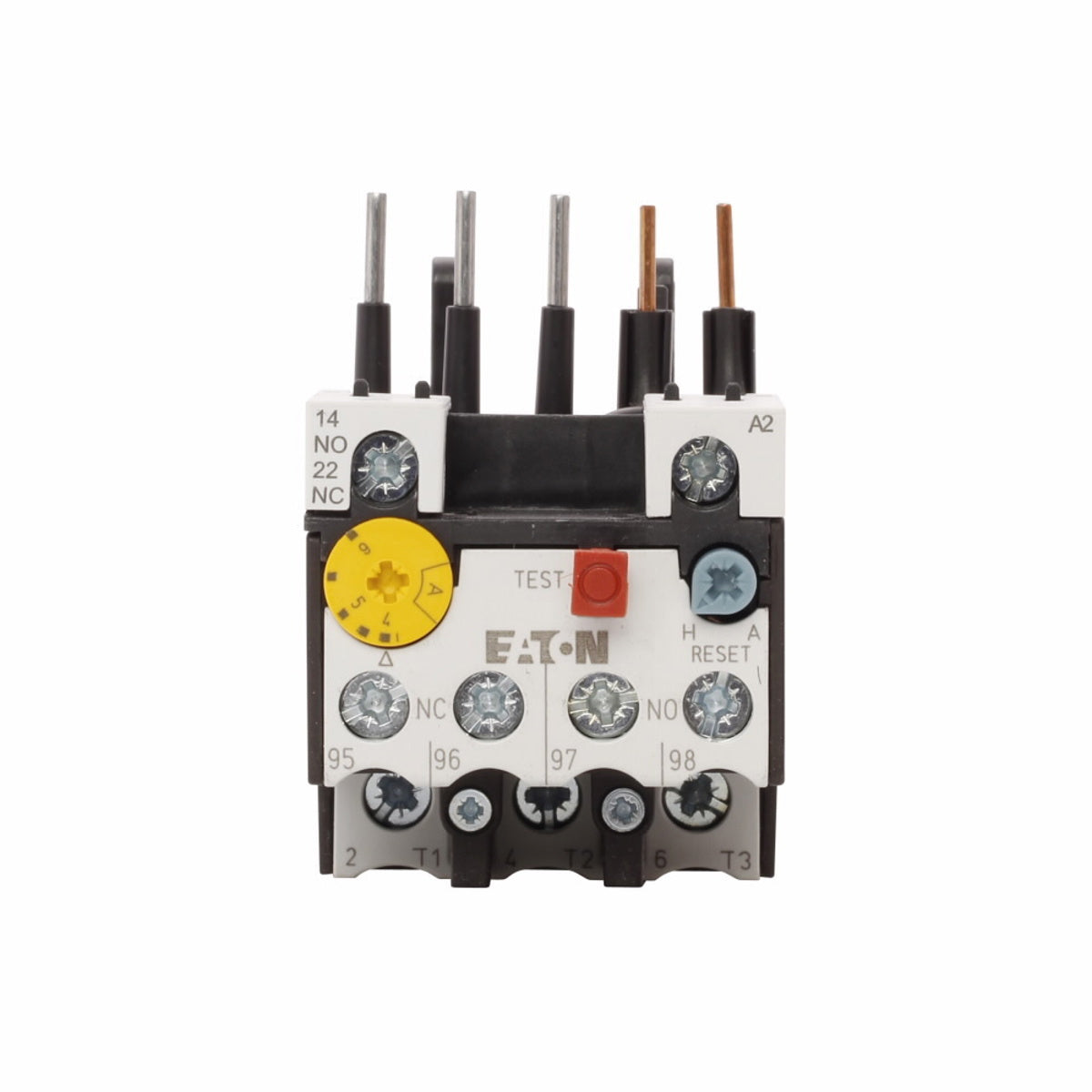 Eaton XTOB006BC1 Bimetallic Overload Relay 4-6A 1NO-1NC Contact Direct to Contactor Mounting