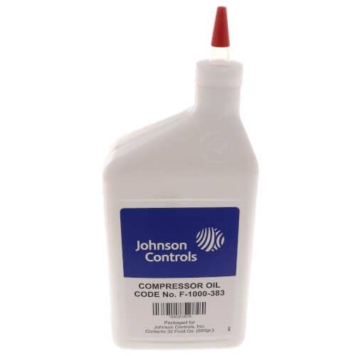 Johnson Controls F-1000-383 Compressor Oil SAE30 32oz