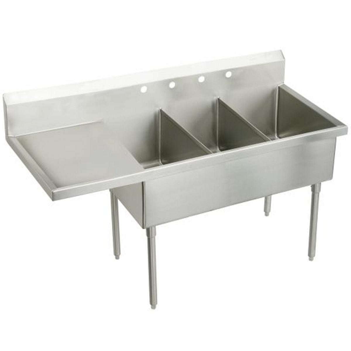 BSC PREFERRED Bsc Preferred WNSF8345L4 Triple Compartment Scullery Sink
