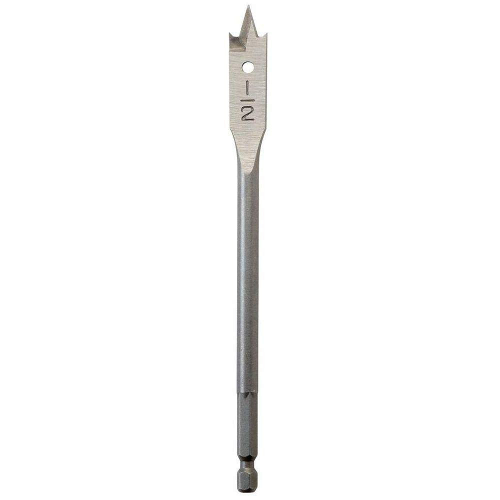 MILWAUKEE Milwaukee 48-27-0501 Stubby Flat Boring Bit 0.5x6 in