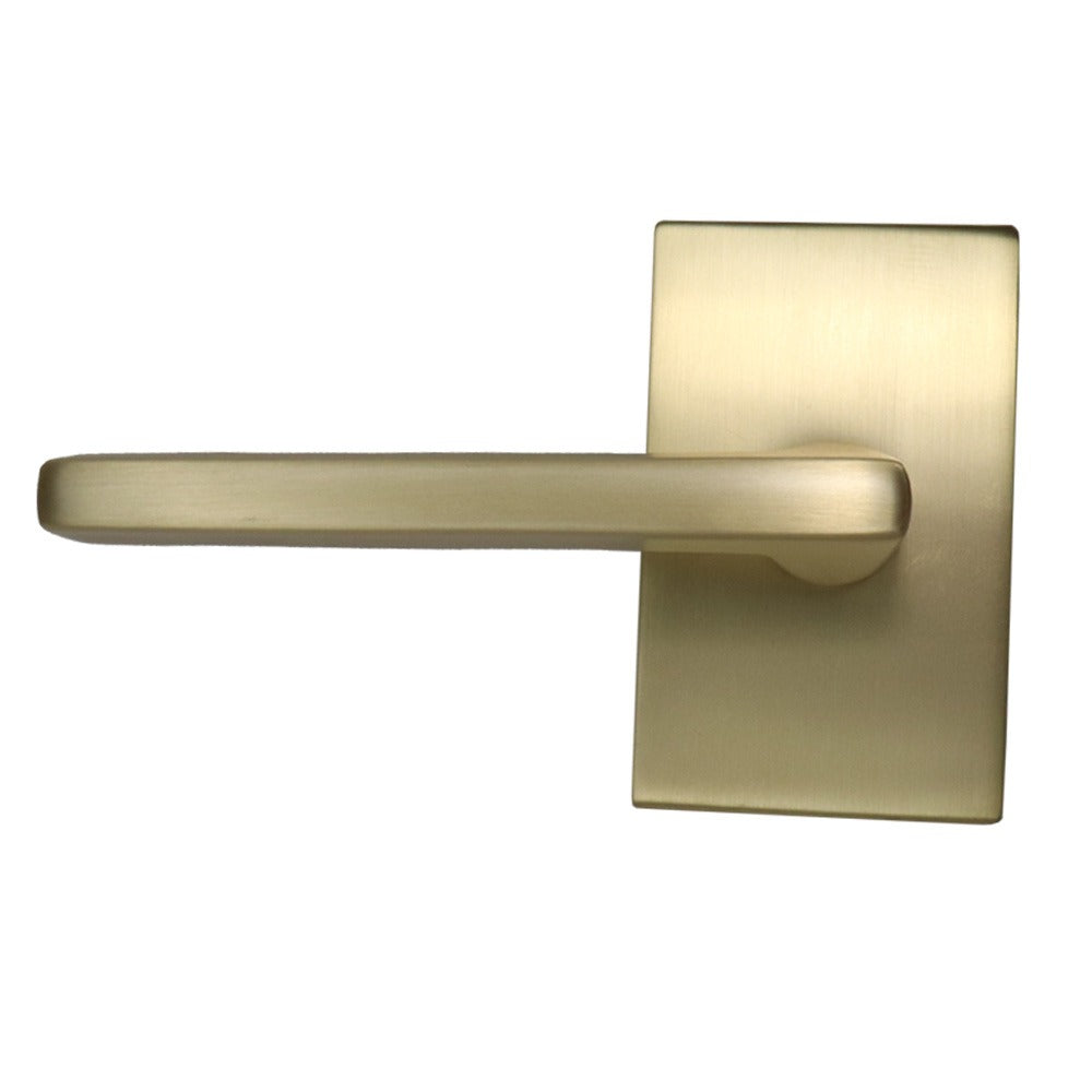 EMTEK Emtek 5112HLOUS4LH.RLS Helios Lever Passage Set Satin Brass