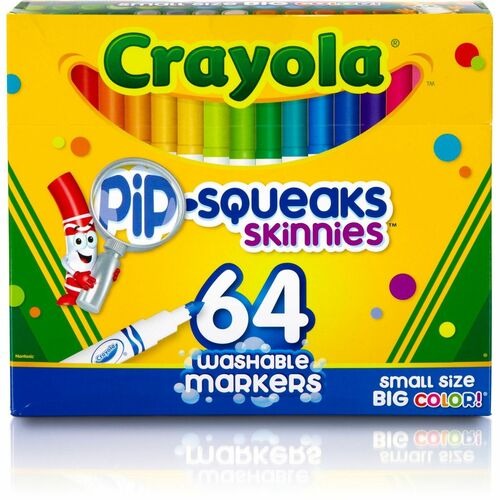 CRAYOLA Crayola CYO588764 Washable Markers Set 64 Colors