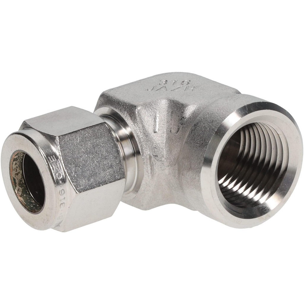 PARKER Parker 8FEL8N-316 Compression Female Elbow 1/2-14 Npt Ss
