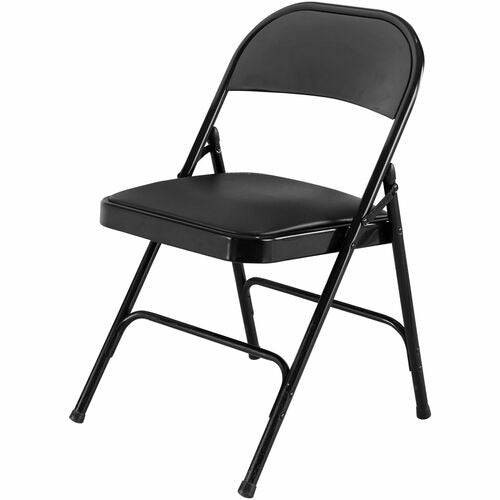LORELL Lorell LLR62526 Folding Chair Padded Vinyl 225 Lb 4-pack