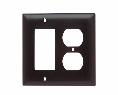 Legrand TP826RED Combination Wall Plate 2 Gangs Red