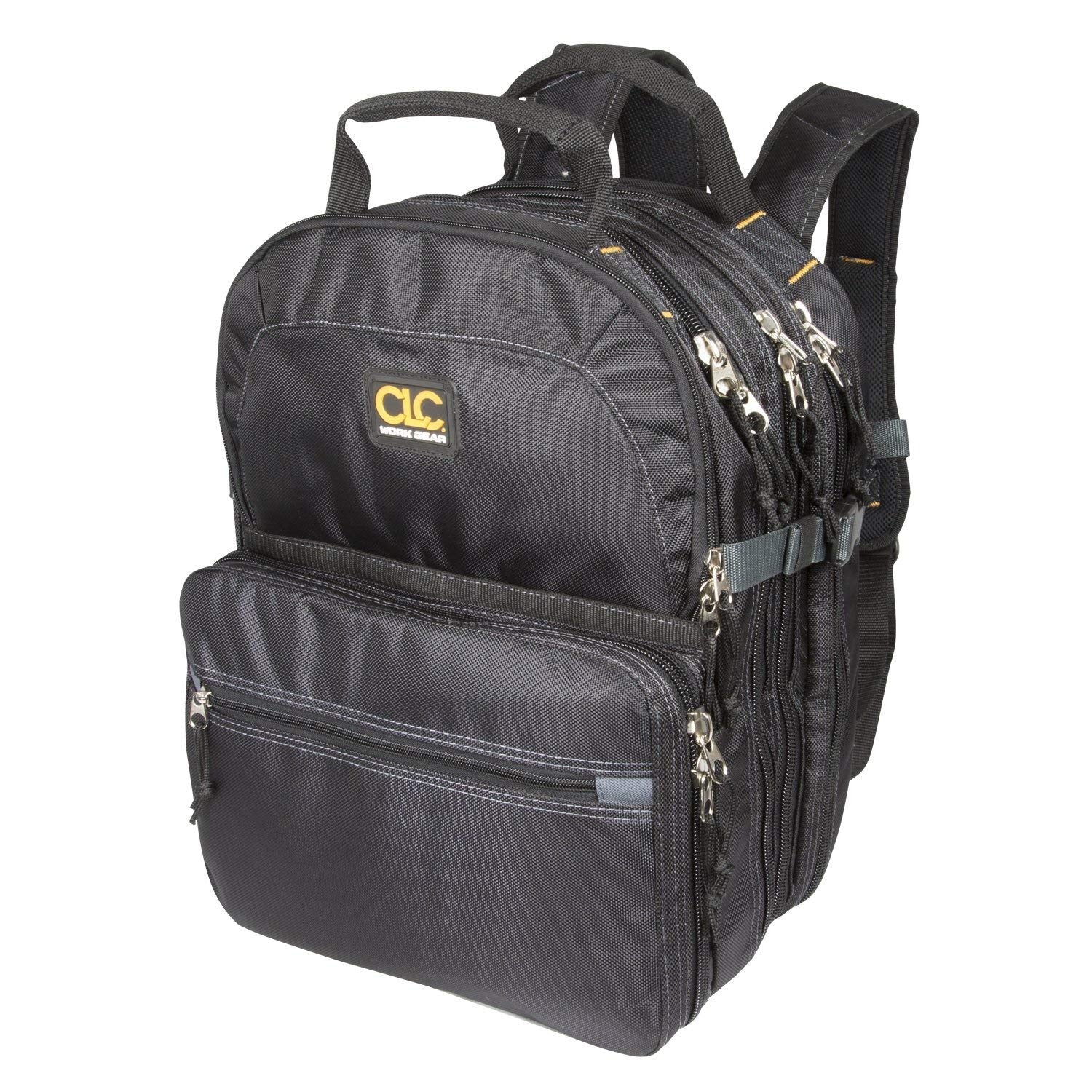 CUSTOM LEATHERCRAFT CUSTOM LEATHERCRAFT 1132 Heavy-Duty Tool Backpack 75 Pockets