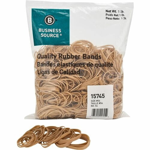 BUSINESS SOURCE Business Source BSN15745 Rubber Bands Size 54 1 Lb