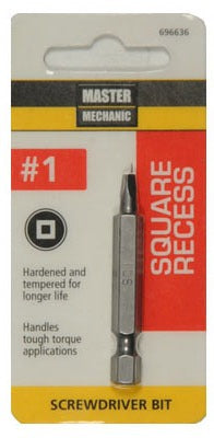 DISSTON CO Disston Company 696636 No. 1 Square Recessed 2in Screwdriver Bit