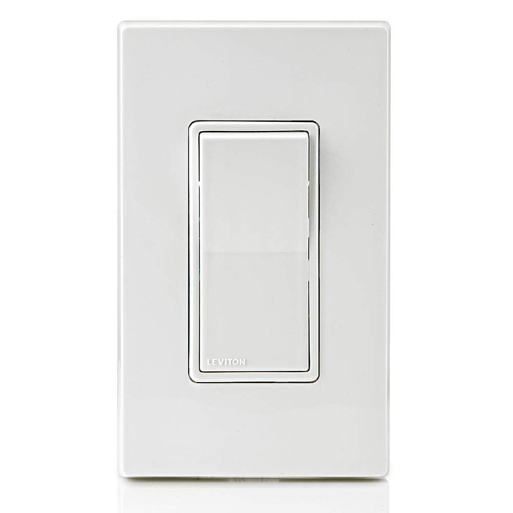 LEVITON Leviton 5601-2W Single-pole Rocker Switch 15A 120/277V