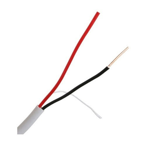 WIREPATH Wirepath SB-222-SLD-500-WHT 22/2 Solid Security Cable