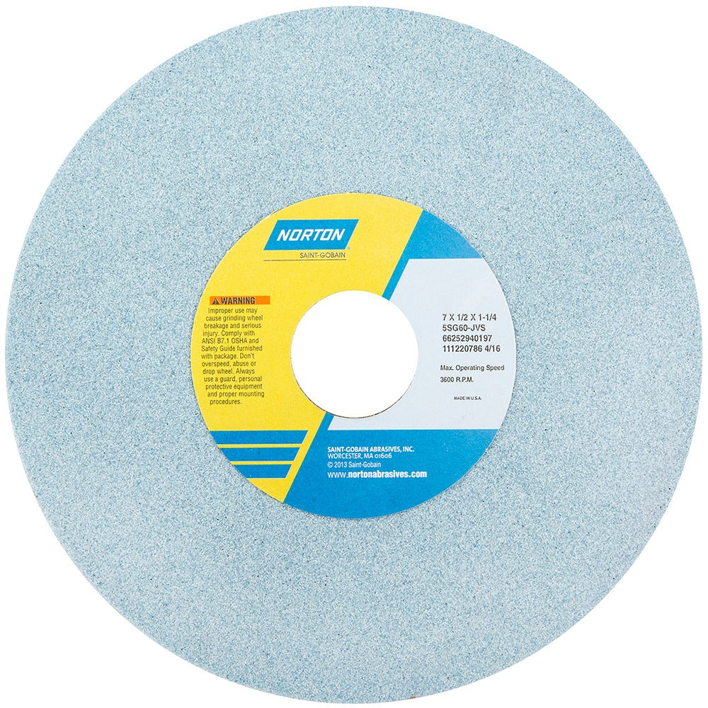 NORTON Norton 66252940205 Surface Grinding Wheel 7in 100 Grit